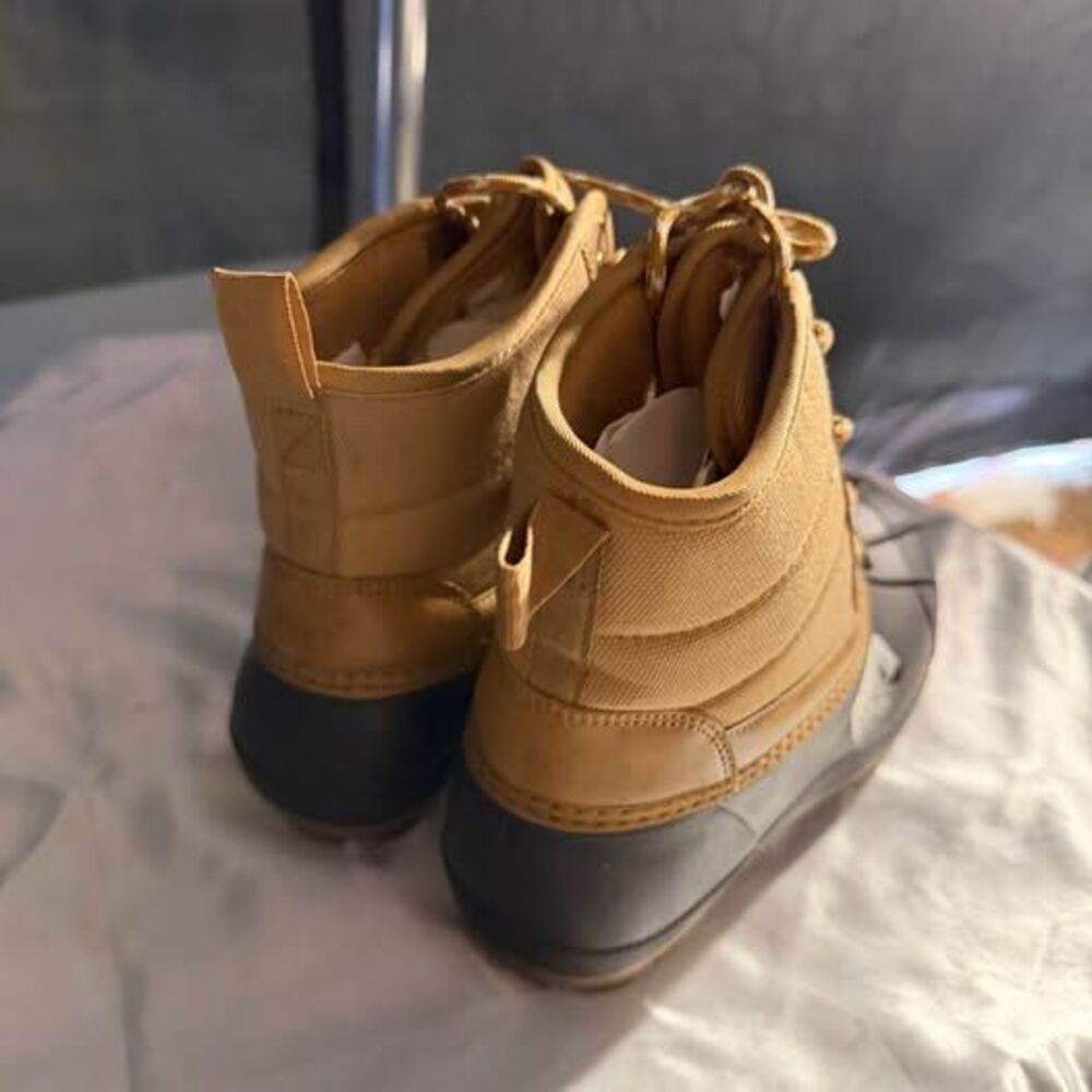 Tan Tiffani Duck Boots - Picture 3 of 4